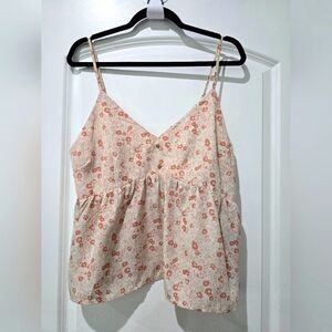 Fashion Q Pink Floral Camisole Top